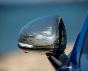 Kia Stinger blue details  (23)